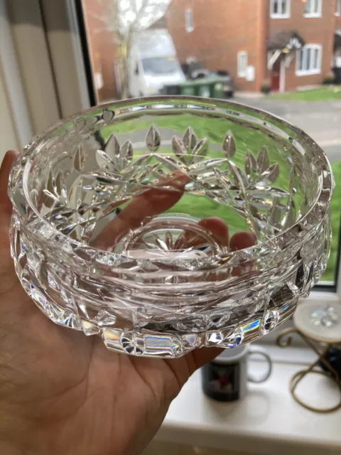 Waterford Crystal Bowl Beautiful Cut Glass Footed Bowl Excellent Condition