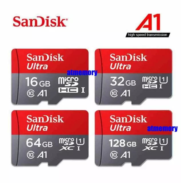 Sandisk Ultra 16GB 32GB 64GB 128GB 256GB 512GB 1TB Micro SD Memory Card lot