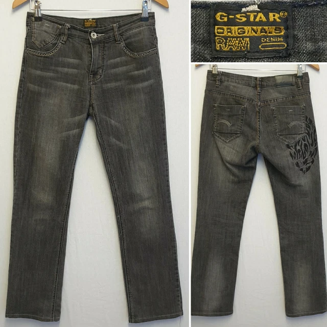 Jean G-Star Raw Pour Femme - Taille W26 - Denim Coton - Coupe Droite - Occasion Bon état
