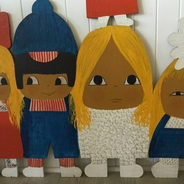 Children's Charming Custom Carved Headboard or Wall Hanging - One of-a kind  2