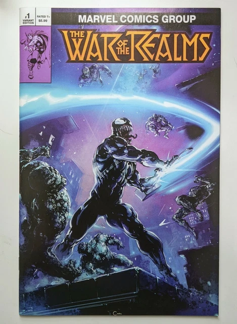 War of the Realms #1 (2019, Marvel) Clayton Crain Trade Dress Variant : NM