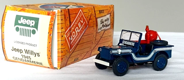 Miniature JRD 1/43 – Jeep Willys Nettoyage Voirie (sans Boîte)