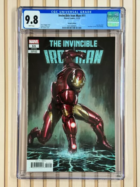 Invincible Iron Man #11 (2023 Marvel Comics) Adi Granov Variant CGC 9.8