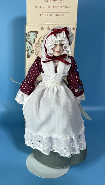 Avon Fashion of American Times Porcelain Doll Early American