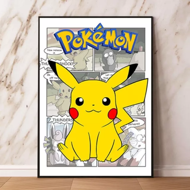 Poster et Affiche Pokemon Pikachu Neon 61x91,5cm