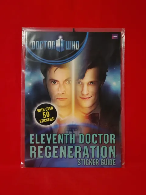 Doctor Who Eleventh Doctor Regeneration Sticker Guide 2009 SC Book NEW