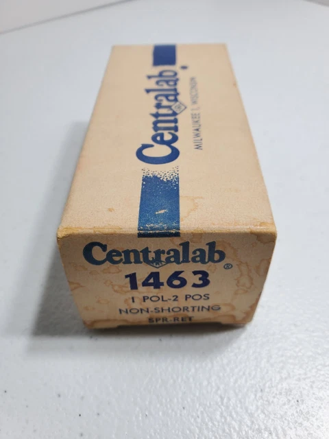Vintage Centralab Replacment Part  1463.  B3/E21