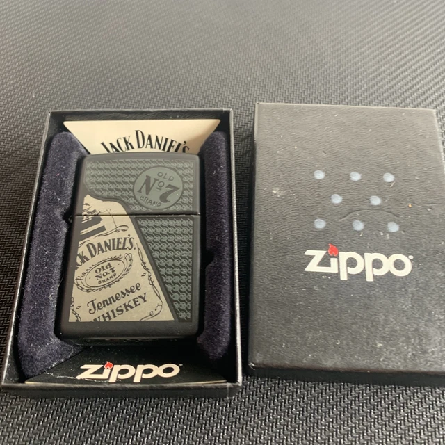 Zippo Lighter Jack Daniels, Black Matte 24537