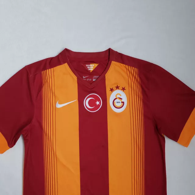 NEW! Nike Galatasary Home Shirt Size S 2014 /  2015 Melo #3 Football Jersey 2