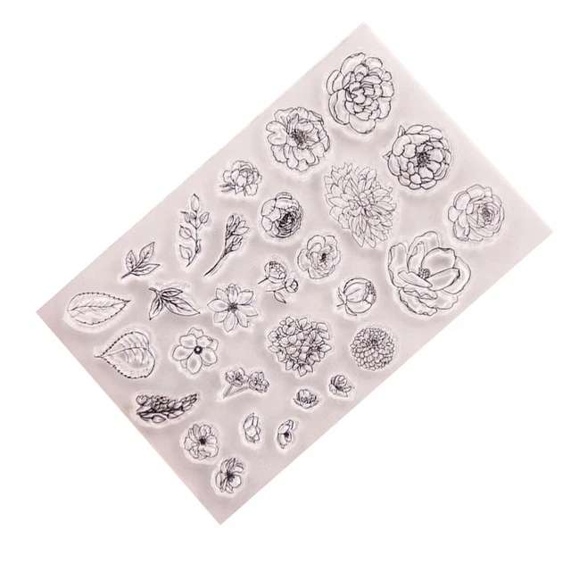 Klar Stempel Transparent Siegelmarken für DIY Scrapbooking Handwerkskarte Fotoal