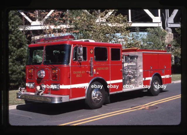Weehawken NJ 1995 Seagrave pumper Fire Apparatus Slide