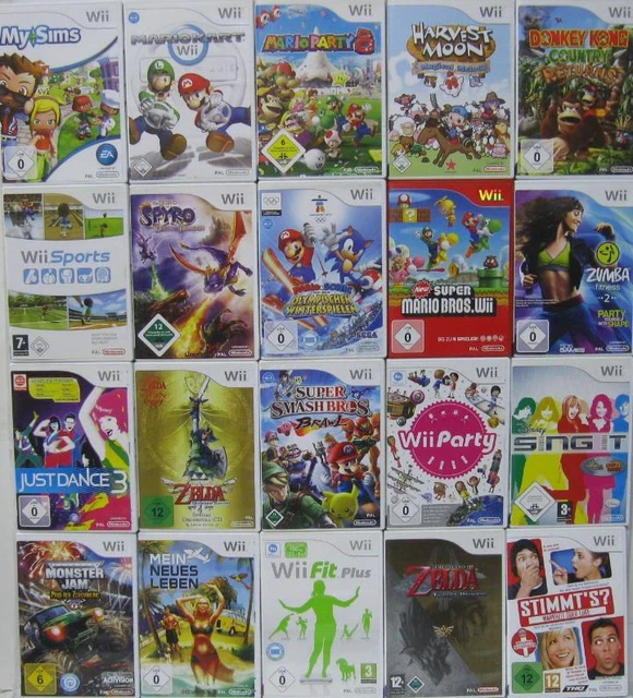 DIE BESTEN NINTENDO Wii Spiele KULT KLASSIKER > nur 1 Spiel auswählen
