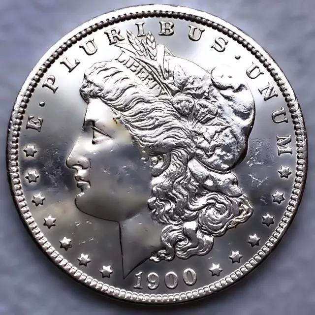 1900 Au/Unc Morgan Silver Dollar 90% $1 Coin Us #H88