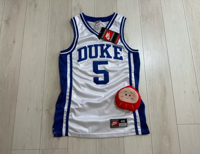 Vintage Duke Blue Devils Jeff Capel Nike Jersey 90s NCAA Basketball Tupac Shakur 2PAC – For All To Envy