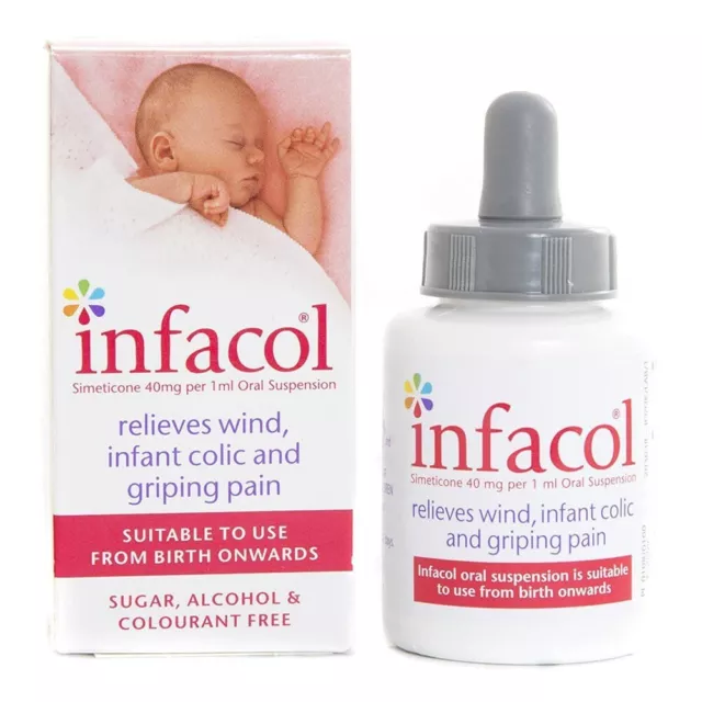 INFACOL Oral Suspension 50ml Reduces Baby Colic & Colic Pain Helps with Bloating