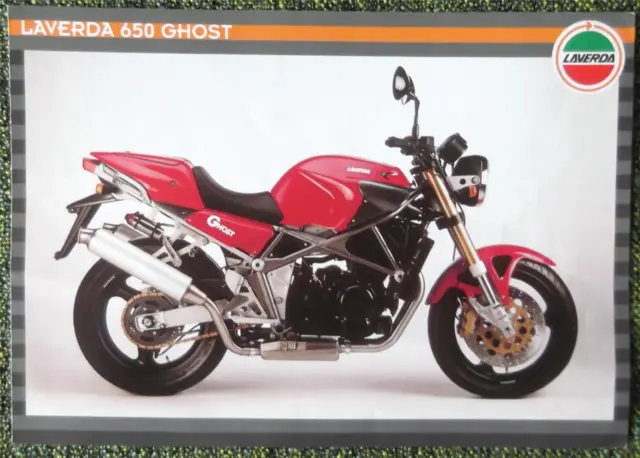 LAVERDA 650 GHOST MOTORCYCLE Sales Brochure c1995