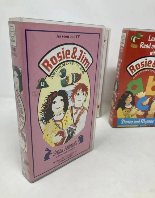 rosie-and-jim-vhs-bundle-90s-1990s-central-john-cunliffe-x5-44-99
