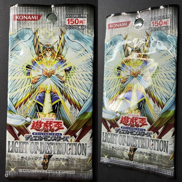 Yu Gi Oh Light Of Destruction Unlimited Reprint 3-Pack Booster LODT - Cartes Lightsworn Et Ghost Rare