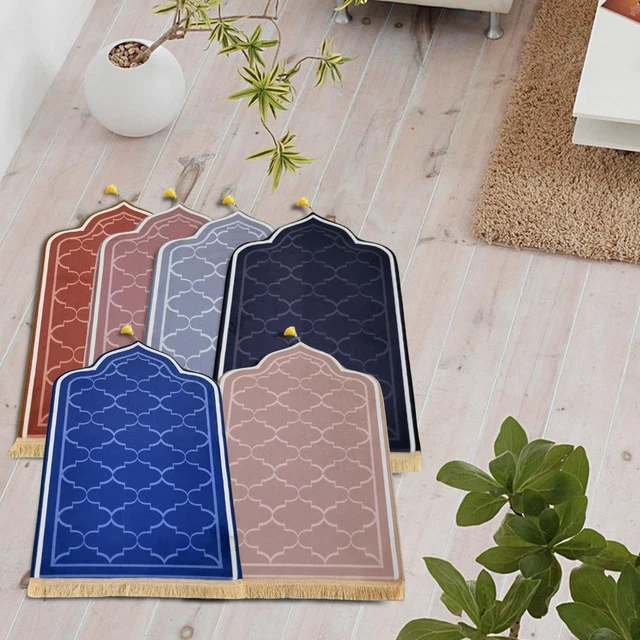 Tapis de prière élégant de couverture de culte se pliant pour des cadeaux