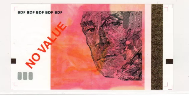 Test Note Echantillon Banque De France 10 Euro € Ravel Rouge Original