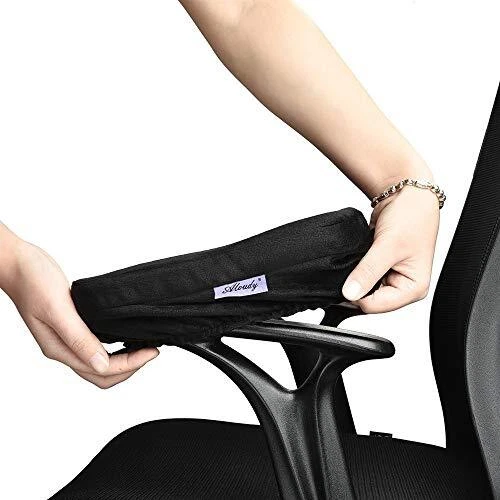 Ergonomic Memory Foam Office Chair Armrest Pads, Comfy Gaming Chair Arm Rest