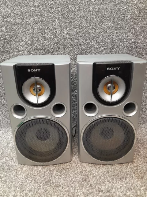 Sony SS-CHPX7 Micro Bookshelf Stereo Speakers, 6ohm