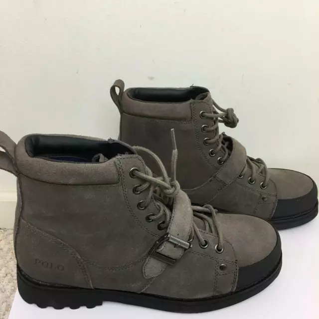 NOUVEAU POLO RALPH LAUREN Mcalton daim bottes homme 11,5 D neuf dans leur emballage d'origine 2