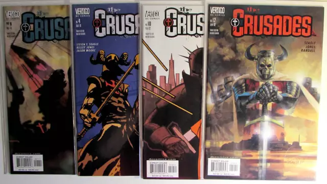 The Crusades Lot of 4 #1,4,10,12 Vertigo Comics (2001) NM 1st Print Comic Books