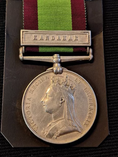 Victorian Afghan Campaign Medal 1399 Sgt I Of M J W Robbins 7Th Foot Royal Fus