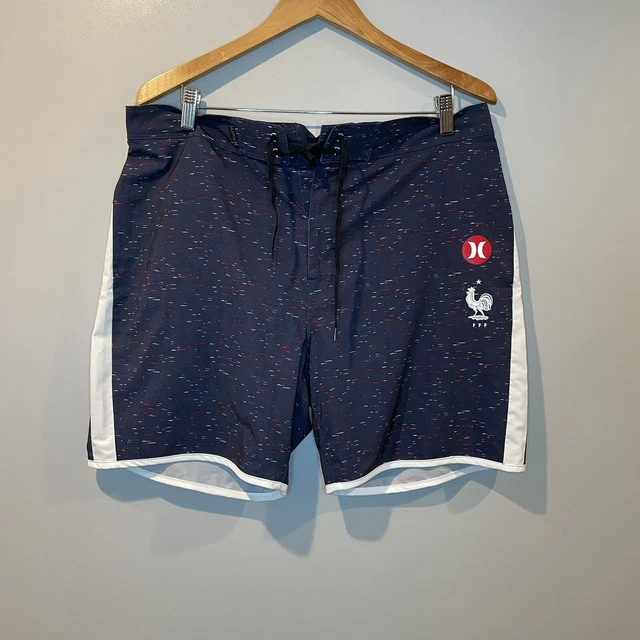 Nike Hurley FFF Phantom France Soccer Swimming Surf Board Shorts Size 36