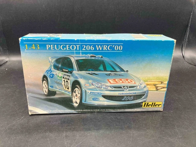 Heller Peugeot 206 WRC 2000 1/24 Model Kit NEUF SACHETS SCELLES