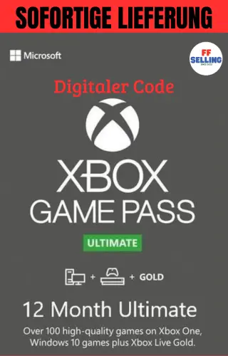 XBOX Game Pass Ultimate + XBOX LIVE GOLD - 12 mesi - codice digitale - immediato