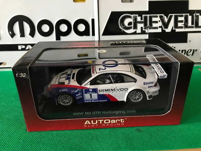 1/18 AUTOART BMW E46 M3 GTR Plain Body Version (White) Rare