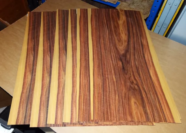 Real Wood Veneer Rosewood X6,Guitars,Refurbishing,Crafts,Marquetry,Furniture