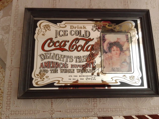 #Back2eBay Quadro specchio Coca cola in ottime condizioni #Back2eBay Quadro specchio Coca cola in ottime condizioni