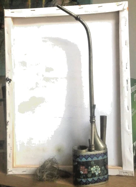 Pipe  En émaux Cloisonnés  Chine Indochine XIXème