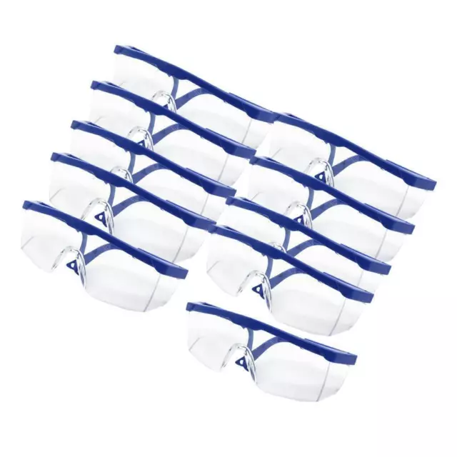 10er Set Schutzbrille Brille Augenschutz Sport Staubdicht Anti Fog