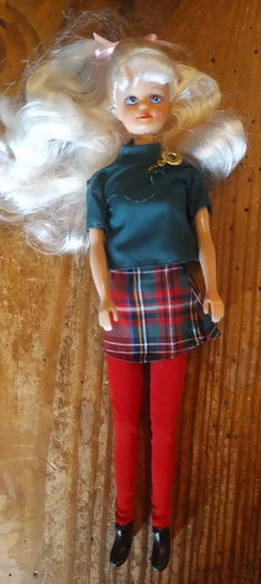 Robe Et Boléro Vintage Pour Poupée Mannequin – Années 60 – Sans La Poupée – Occasion