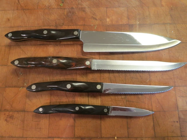Lot/Set Cutco Kitchen Butcher, Carving & Paring Knife Knives 1728, 1720, 1721 Lot/Set Cutco Kitchen Butcher, Carving & Paring Knife Knives 1728, 1720, 1721