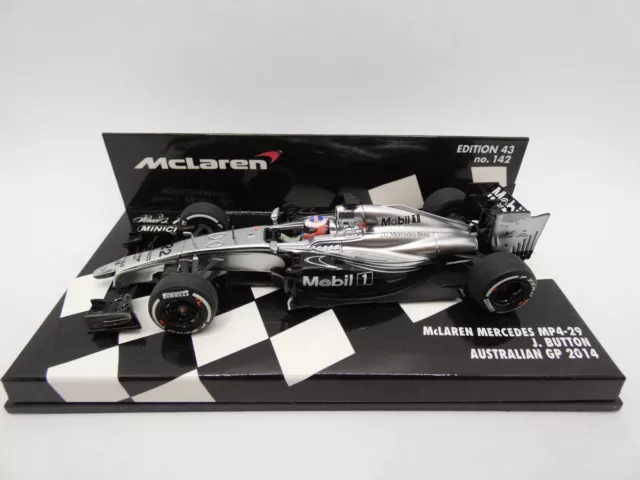 Mclaren Mercedes MP4-29 Jenson Button #22 Australian GP 2014 1/43 Minichamps F1