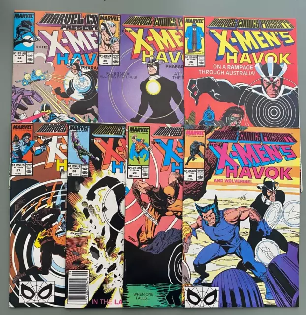 Marvel Comics Presents #24 25 26 27 28 29 30 (1989) 1st Leila O’Toole + Nth Man