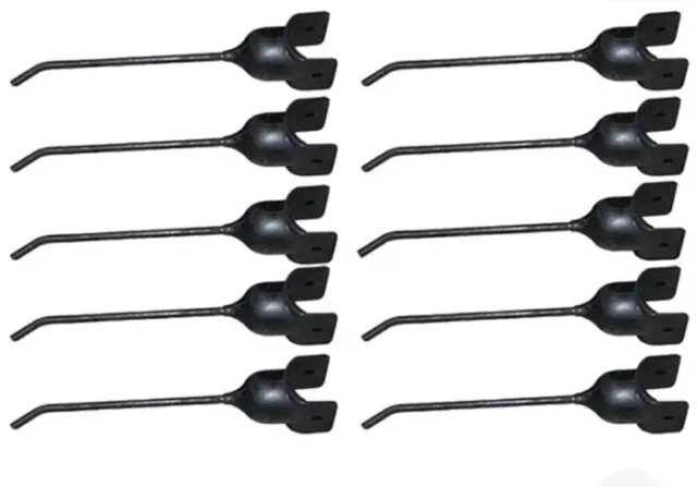 (40) Universal Rubber Mounted Hay Rake Tooth Teeth Fits New Idea John Deere NH