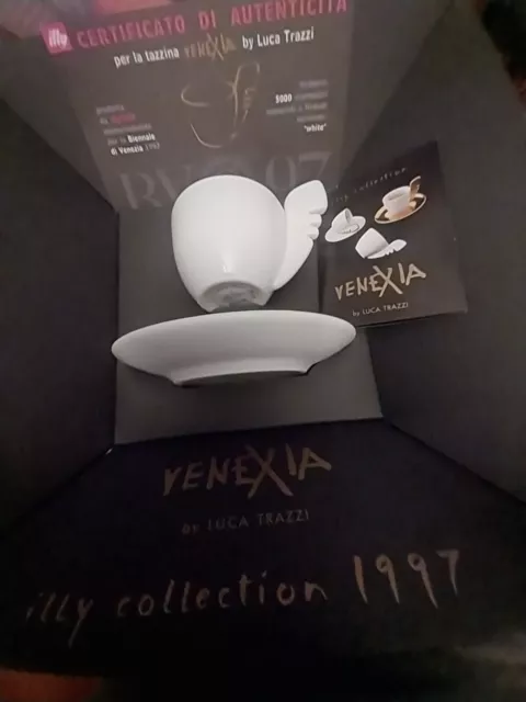 Special cup "Venexia White" Luca Trazzi Illy Collection 1997 original box