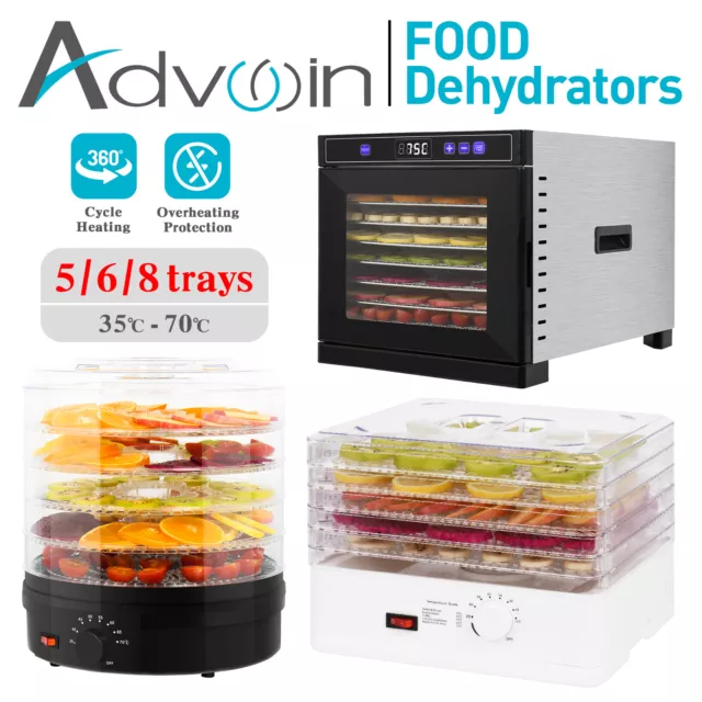 Advwin Food Dehydrators Jerky Dehydrator Fruit Dryer Home Commercial