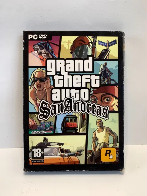 GTA - Grand Theft Auto San Andreas + Guides Touristiques PC - ROCKSTAR GAMES