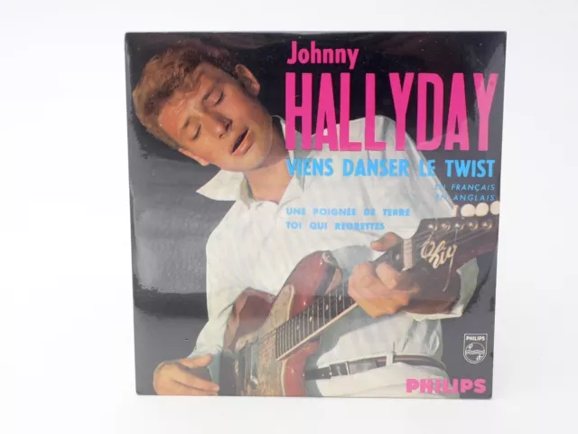 CD 4 TITRES 2ème SÉRIE - JOHNNY HALLYDAY - VIENS DANSER LE TWIST - SOUS BLISTER