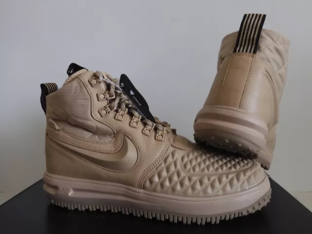 Nike Lf1 Lunar Air Force 1 Duckboot '17 Linen Brown-Khaki Sz 9 [916682-201] 2