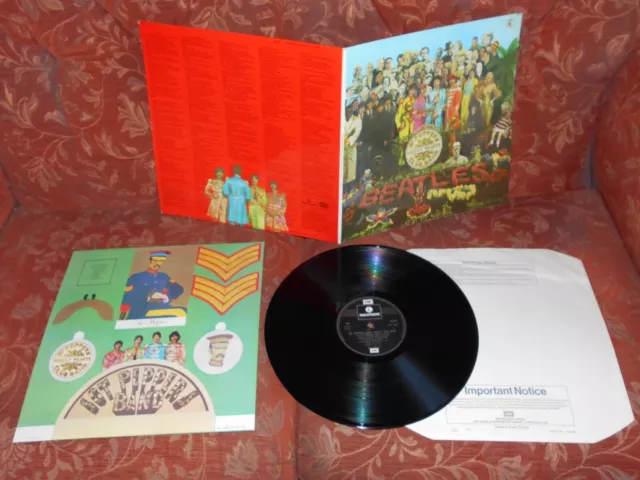 The Beatles Sgt. Pepper's Lonely Hearts Club Band Complete 1978 UK PCS 7027 EX