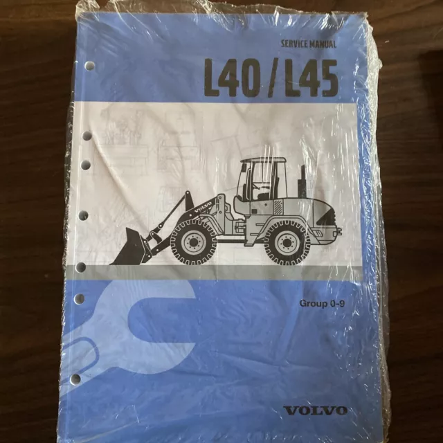 Volvo L45/L50 Wheel Loader Service Workshop Repair Manual Book