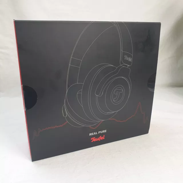 Teufel Real Pure - Over Ear Kopfhörer, schwarz rot - OVP NEU 2